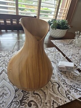 Wood Grain Aroma Diffuser - Natural Light Brown
